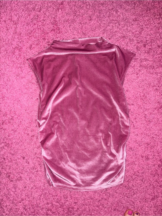 a new day Tops - Pink Velvet Blouse
